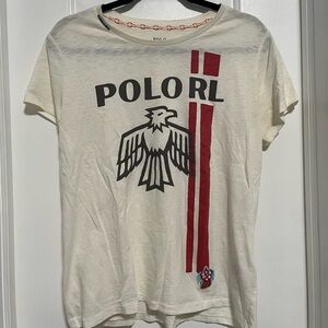 Polo by Ralph Lauren White Graphic Tee